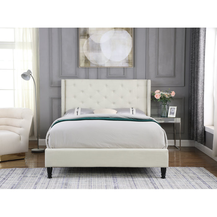 Mercer41 Boswell Upholstered Bed & Reviews Wayfair
